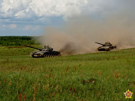 Полевая учеба гвардейцев