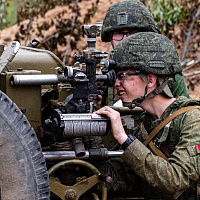 Занятия по огневой подготовке с курсантами Военной академии