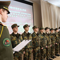 Военнослужащие продолжают принимать активное участие в военно-патриотическом воспитании молодёжи