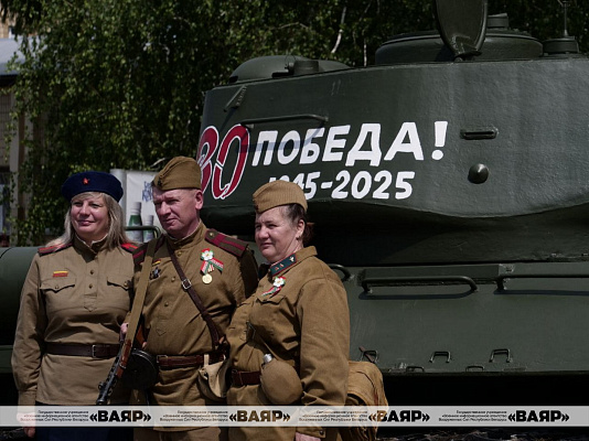 Акция «Марш Победы» в Славгороде