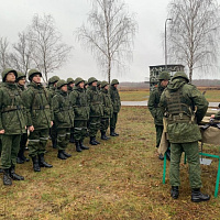 Занятия с военнослужащими нового пополнения