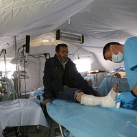 Белорусские военные медики продолжают оказывать помощь сирийцам, пострадавшим от землетрясения