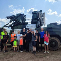 В рамках военно-патриотического воспитания