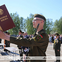 Принятие Военной присяги новым пополнением в Жодино