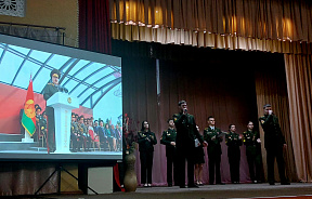 В Витебске прошла военно-патриотическая акция «Готовы Родине служить»