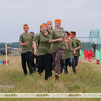 Торжественная церемония закрытия военно-патриотической игры «Зарница»