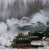 Иностранные журналисты посетили полигон «Белая Лужа»