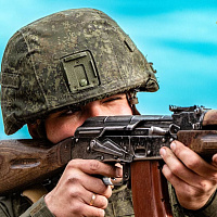 Занятия по боевой подготовке с военнослужащими