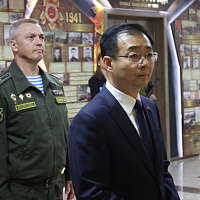 Военную академию Беларуси посетила иностранная делегация Китайской Народной Республики