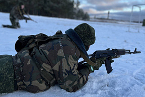  Занятие по тактической подготовке с военнослужащими 377 зрп