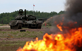 Занятия с военнослужащими на полигоне Брестский