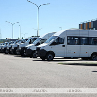 Торжественное вручение организационным структурам ДОСААФ новых грузовых автомобилей и автобусов