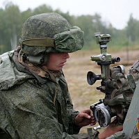 На полигоне Брестский стреляют «Грады»