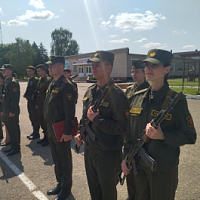 Новому пополнению – личное оружие!