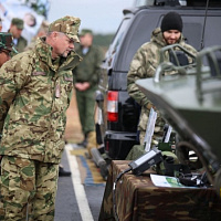 Военные атташе наблюдали за финальным розыгрышем тактического эпизода практических действий войск КШУ