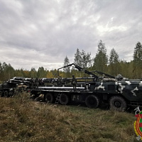 Тактическое учение на полигоне Осиповичский