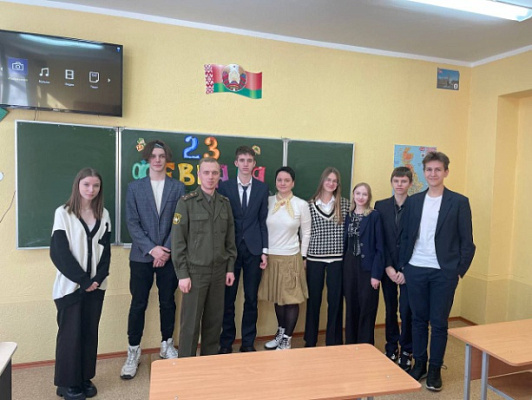 Урок мужества для школьников	