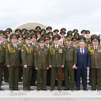 На площади Государственного флага  прошёл выпуск лейтенантов военно-медицинского института в БГМУ