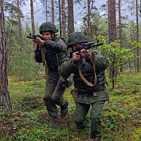 Тактико-специальные занятия с военнослужащими 65 автбр