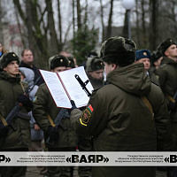 Военную присягу приняли новобранцы 50-й смешанной авиабазы и 49-й радиотехнической бригады