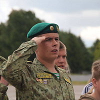 Открытие второй смены военно-патриотического лагеря в 6 омбр 