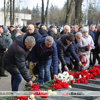 Митинг-реквием, посвящённый Дню памяти воинов-интернационалистов, прошёл сегодня в Гродненском гарнизоне