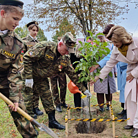 Торжественное открытие памятного знака в Жодино