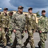 Учебно-полевые сборы для учащихся 10-х классов в военном городке № 45