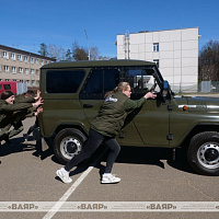 Военизированная эстафета профсоюзной организации Вооружённых Сил Беларуси профессионального союза работников государственных и иных учреждений