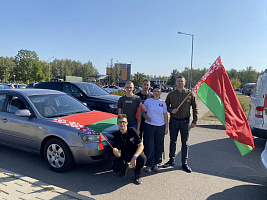 Состоялся автопробег, организованный представителями  РОО «Патриоты Беларуси»