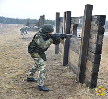 Продолжаются занятия по тактико-специальной подготовке с брестскими гвардейцами