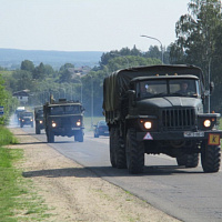 50-километровый марш слонимских гвардейцев