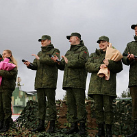 На Лепельском полигоне состоялся концерт для участников проверки боевой готовности 