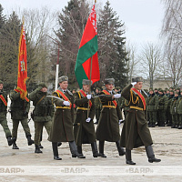 Принятие Военной присяги военнообязанными, призванными из запаса на военный сбор в ряд воинских частей ЗОК