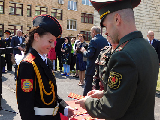 В Минском областном кадетском училище в торжественной обстановке прошел 14-й выпуск кадетов