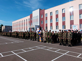Состоялось торжественное открытие военно-патриотического лагеря «Чистое небо»