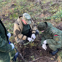 Военнослужащие 297 цуфпс внесли свой достойный вклад в создание будущего леса Минского гарнизона
