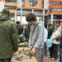 Представители военного факультета в БГУ организовали профориентационные площадки на фестивале «ПервокурсникFEST»