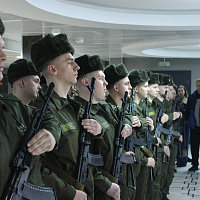 Торжественная церемония принятия Военной присяги новым пополнением прошла в 30 ождбр