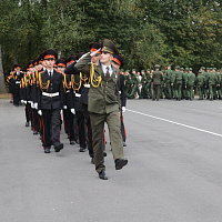 Новый учебный год в Борисовском кадетском училище Минской области