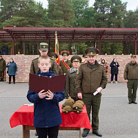 Белорусские военнослужащие активно участвуют в военно-патриотическом воспитании молодёжи