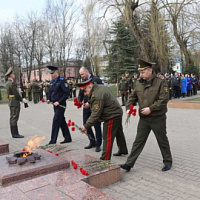 Митинг, посвященный Международному дню освобождения узников фашистских концлагерей