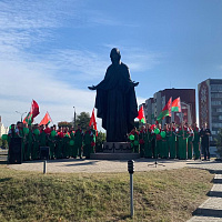 Автопробег «За единую Беларусь. Эстафета единства» прошёл в Жодино