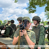 Открытие военизированных сборов центра патриотического воспитания молодёжи «Вектор»