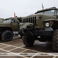 Торжественное вручение техники подразделениям сил специальных операций в 103 овдбр