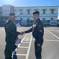 Ритуал чествования военнослужащих срочной военной службы в 1146 зрп