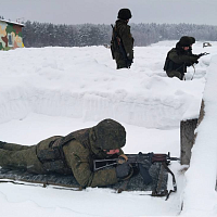 Занятия по огневой подготовке с военнослужащими 120 омбр