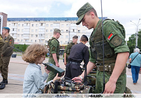 В Витебске стартовала военно-патриотическая и профориентационная акция «Готовы Родине служить»