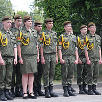 Открытие военно-патриотического лагеря 