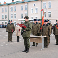 Гвардейцы произнесли слова клятвы на верность Родине